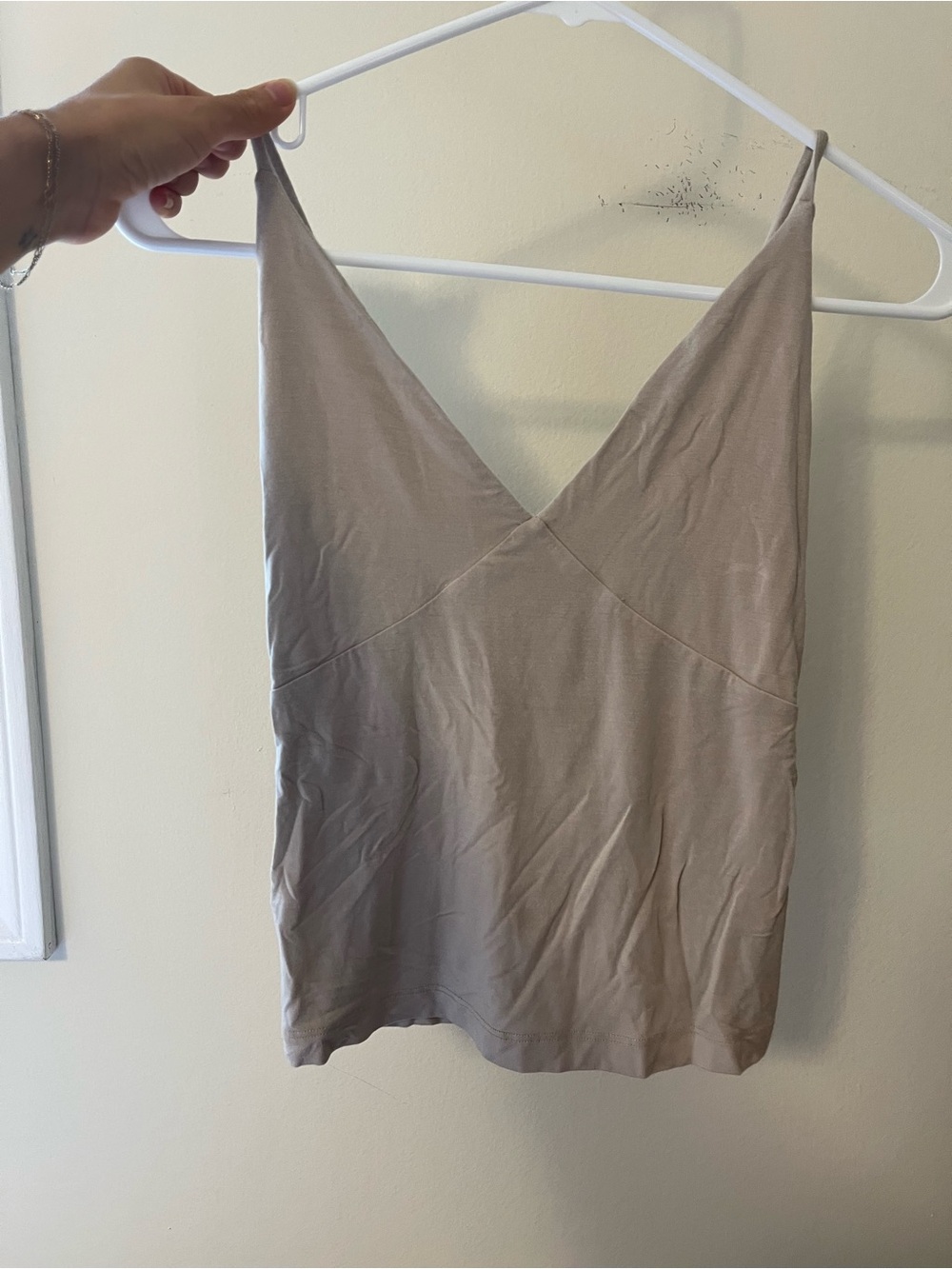 Cute cream tank brand Final Touch size small